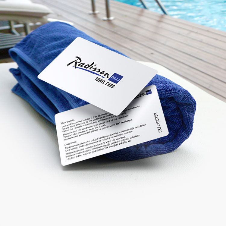 43103 Towel Card plastične kartice